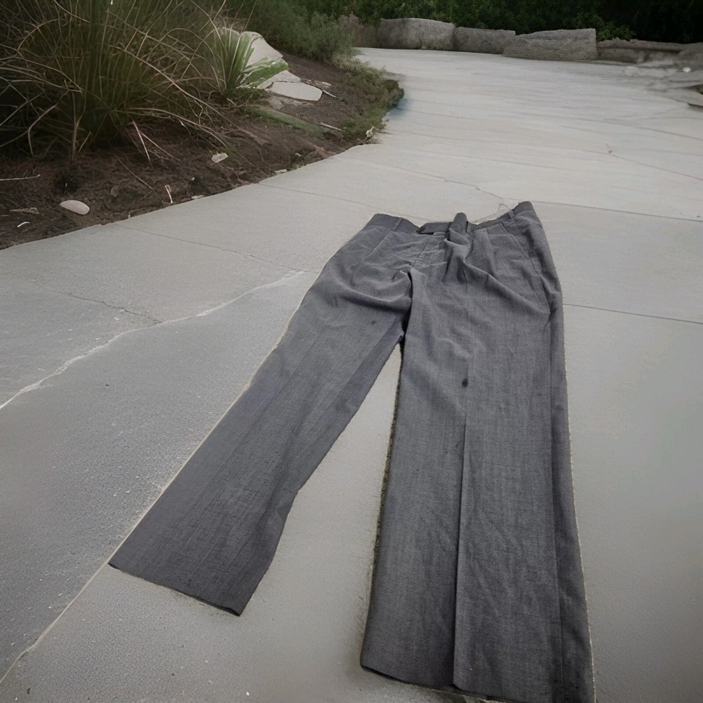 JB Britches Dress‎ Pants Mens 36x32 Blue Slacks Normcore Straight Leg